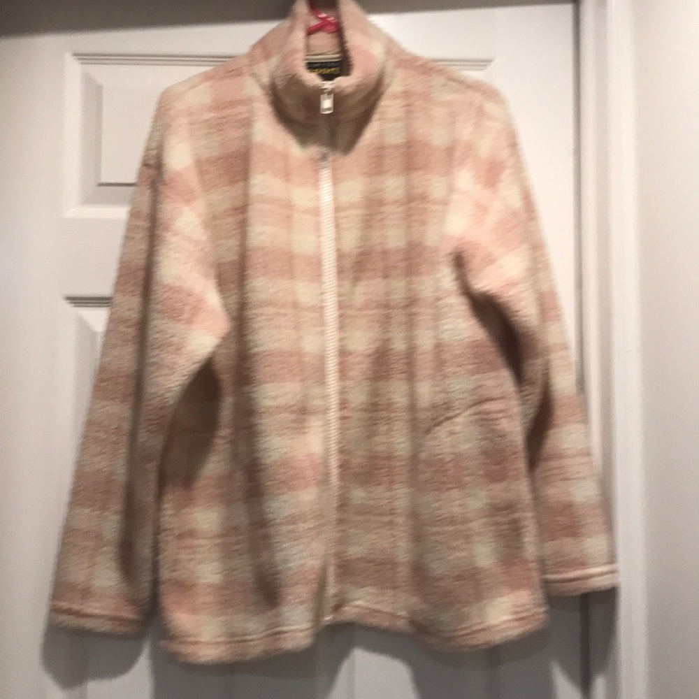 Limited Sport Fleece Pink Plaid Jacket Vintage